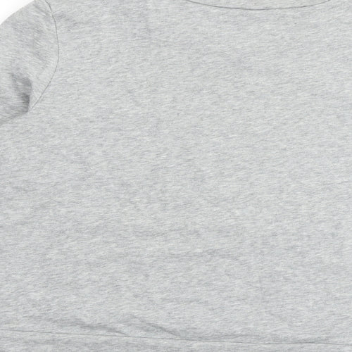 H&M Womens Grey Polyester Pullover Sweatshirt Size M Pullover