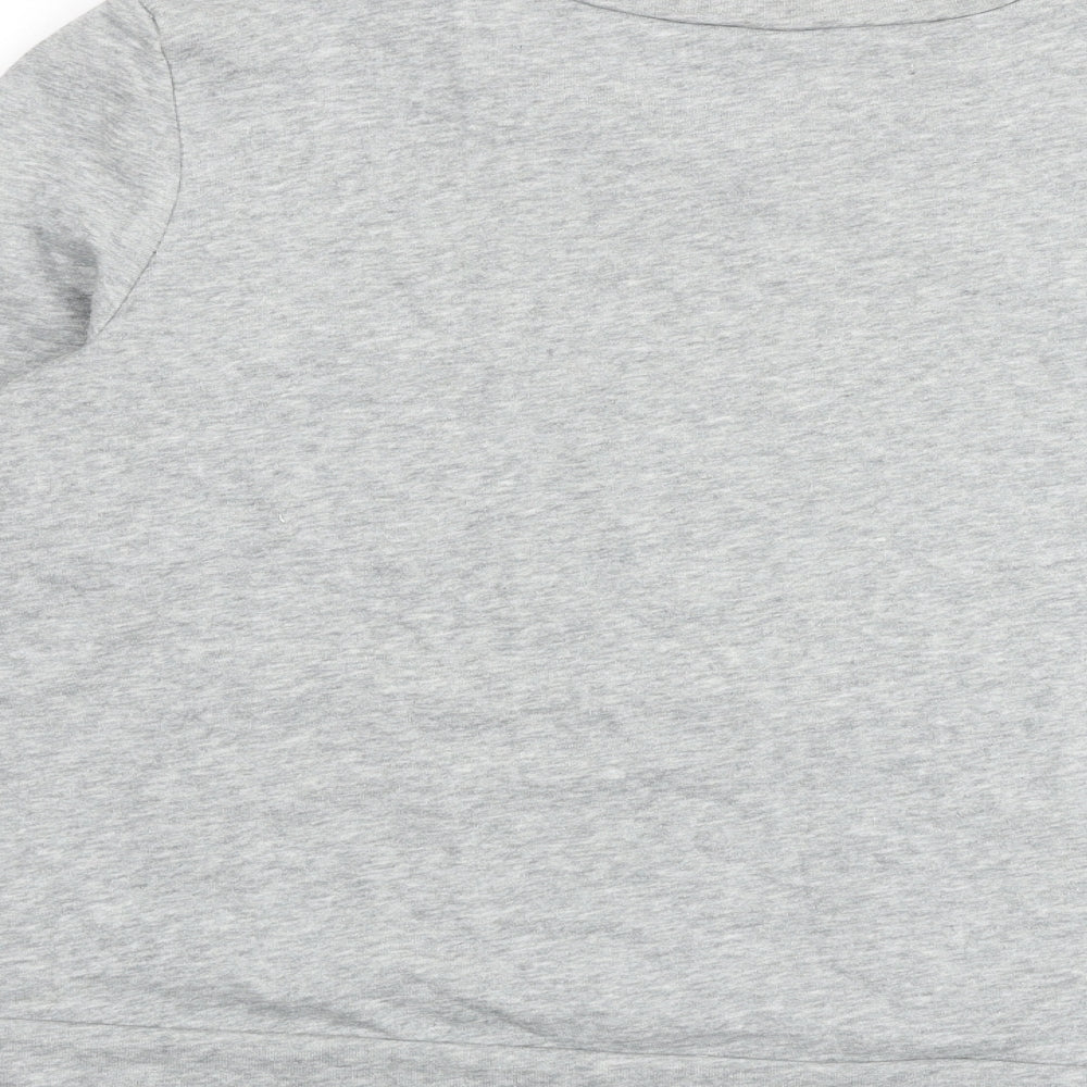 H&M Womens Grey Polyester Pullover Sweatshirt Size M Pullover