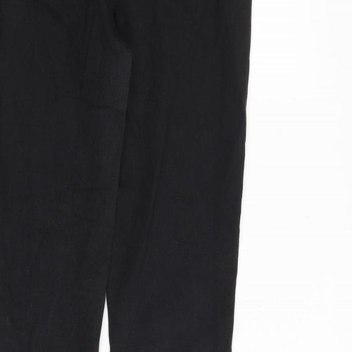 Mim Denim Collection Womens Black Cotton Skinny Jeans Size 12 Regular Zip