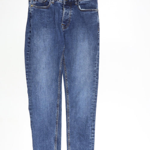 Denim & Co. Mens Blue Cotton Skinny Jeans Size 28 in L30 in Slim Button