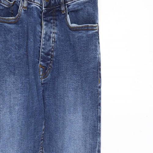 Denim & Co. Mens Blue Cotton Skinny Jeans Size 28 in L30 in Slim Button