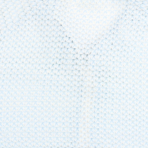 Debenhams Womens Blue V-Neck Acrylic Cardigan Jumper Size 16 - Tie Front
