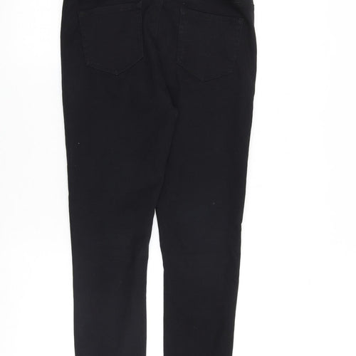 Denim & Co. Womens Black Cotton Skinny Jeans Size 10 Regular Zip