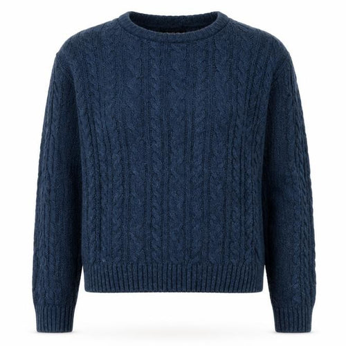 Burton Mens Blue Round Neck Acrylic Pullover Jumper Size S Long Sleeve