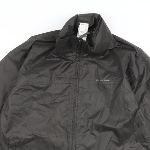Quechua Mens Grey Jacket Size S Zip