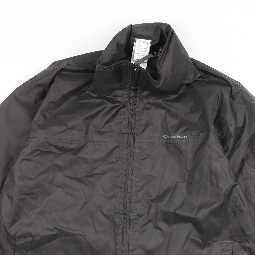 Quechua Mens Grey Jacket Size S Zip