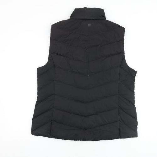 Mountain Warehouse Womens Black Gilet Jacket Size 16 Zip