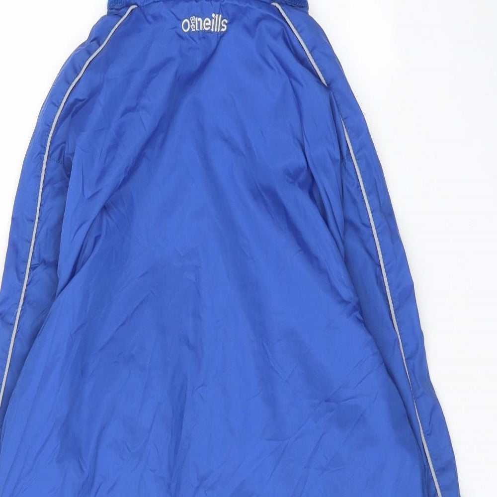O'Neill Boys Blue Rain Coat Jacket Size 13 Years Zip
