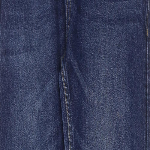 Matalan Boys Blue Cotton Skinny Jeans Size 10 Years Slim Zip