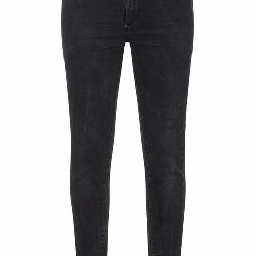 Denim & Co. Womens Black Cotton Skinny Jeans Size 10 Regular Zip