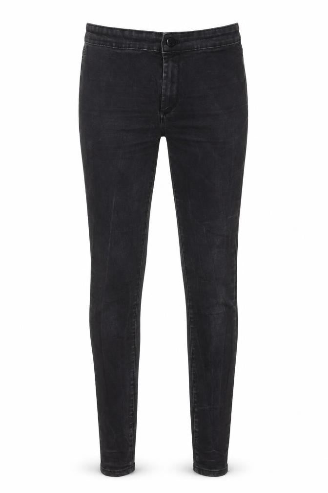 Denim & Co. Womens Black Cotton Skinny Jeans Size 10 Regular Zip