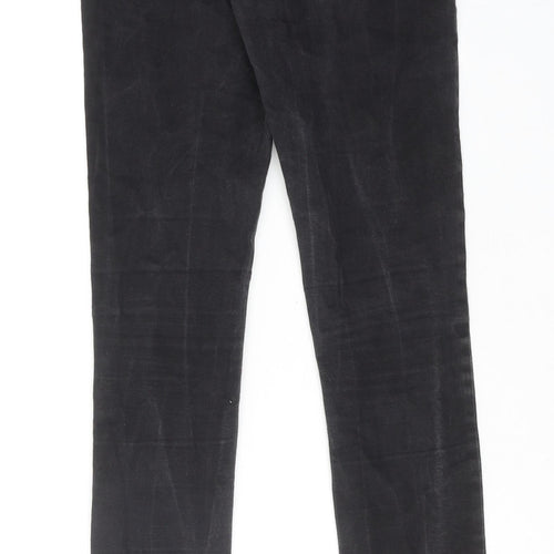Denim & Co. Womens Black Cotton Skinny Jeans Size 10 Regular Zip