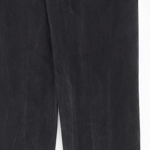 Denim & Co. Womens Black Cotton Skinny Jeans Size 10 Regular Zip