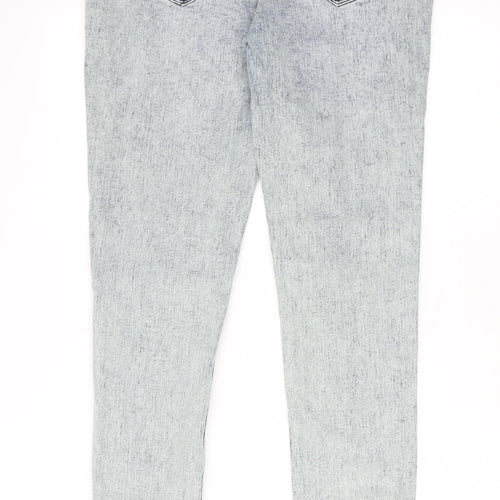 Atmosphere Womens Blue Cotton Skinny Jeans Size 12 Regular Zip