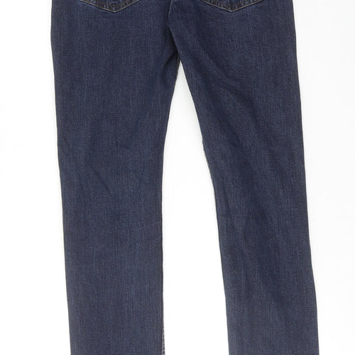 Denim & Co. Mens Blue Cotton Skinny Jeans Size 28 in L32 in Slim Button
