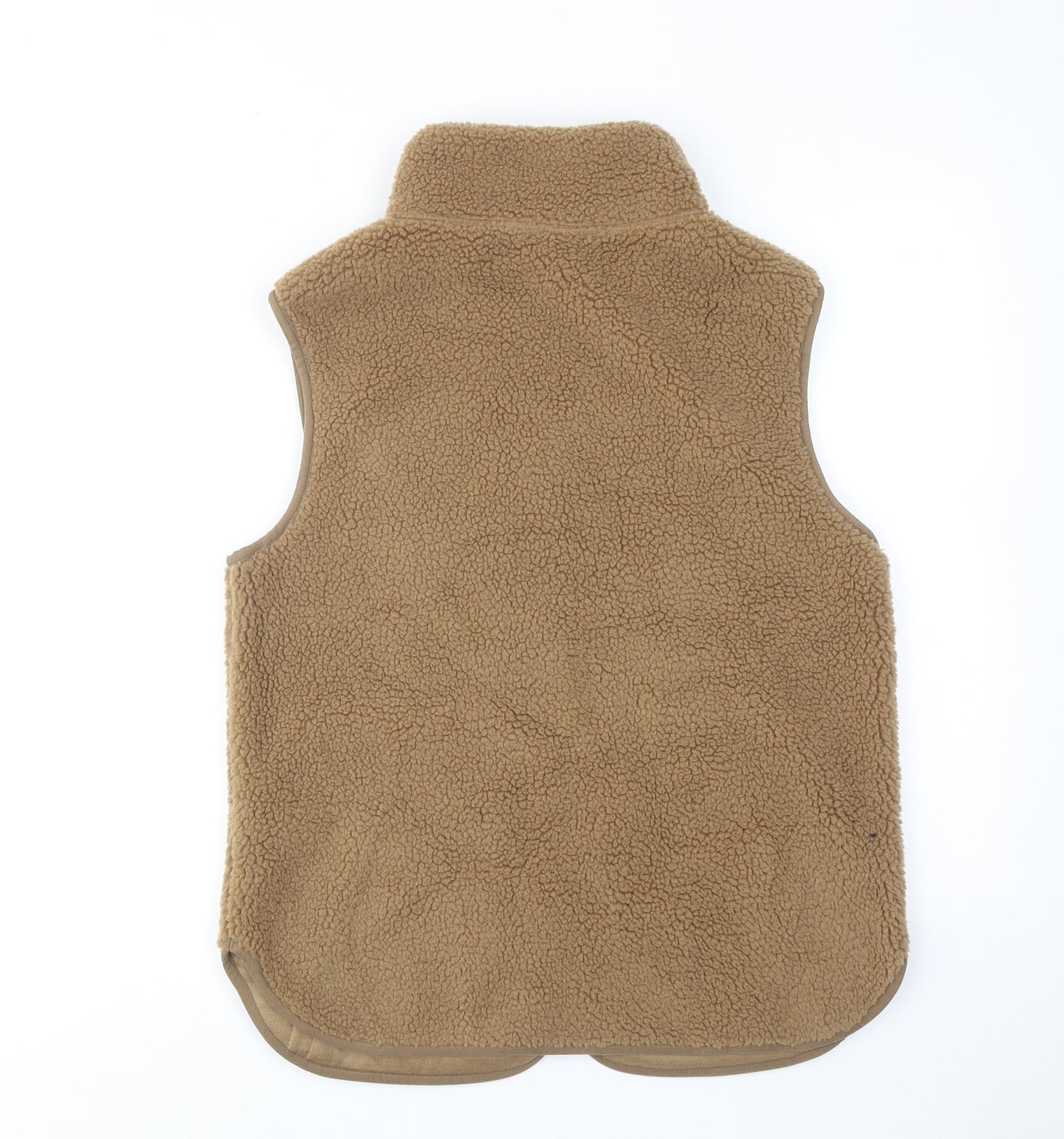 Marks and Spencer Womens Brown Gilet Jacket Size 10 Zip