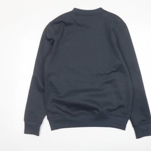 River Island Mens Grey Polyester Pullover Sweatshirt Size M