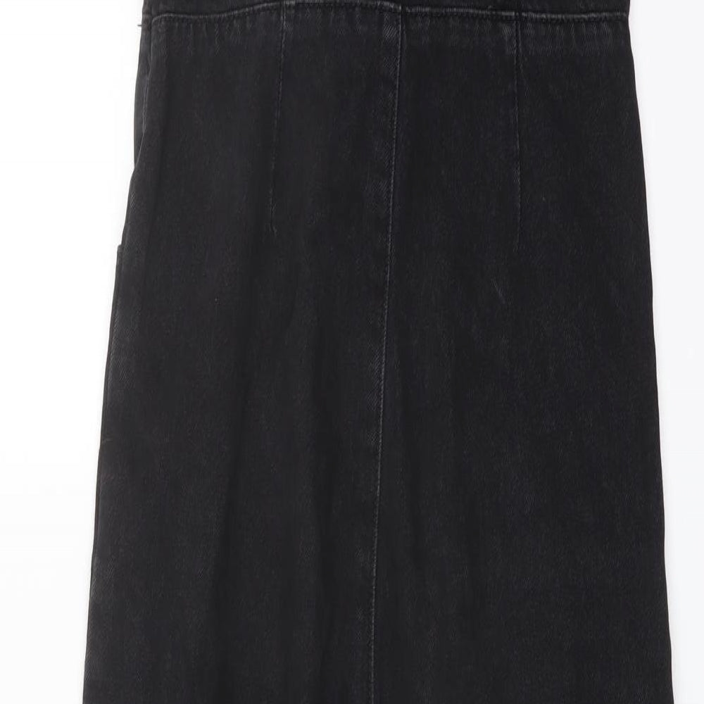NEXT Girls Grey Cotton Jumpsuit One-Piece Size 10 Years Button