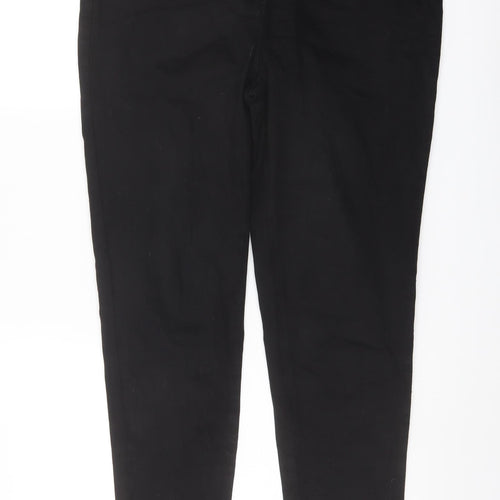 George Womens Black Cotton Tapered Jeans Size 16 L27 in Regular Button