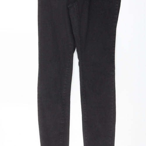 Denim & Co. Womens Grey Cotton Jegging Jeans Size 8 L28 in Regular