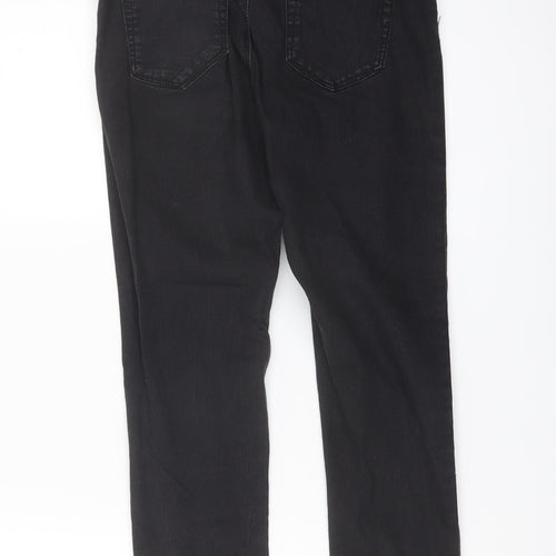 Denim & Co. Womens Grey Cotton Jegging Jeans Size 8 L28 in Regular