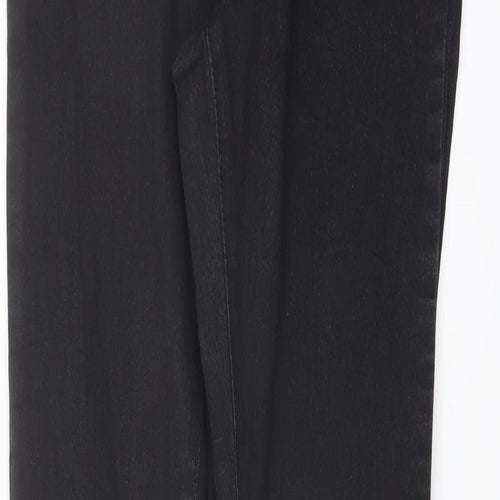 Denim & Co. Womens Grey Cotton Jegging Jeans Size 8 L28 in Regular