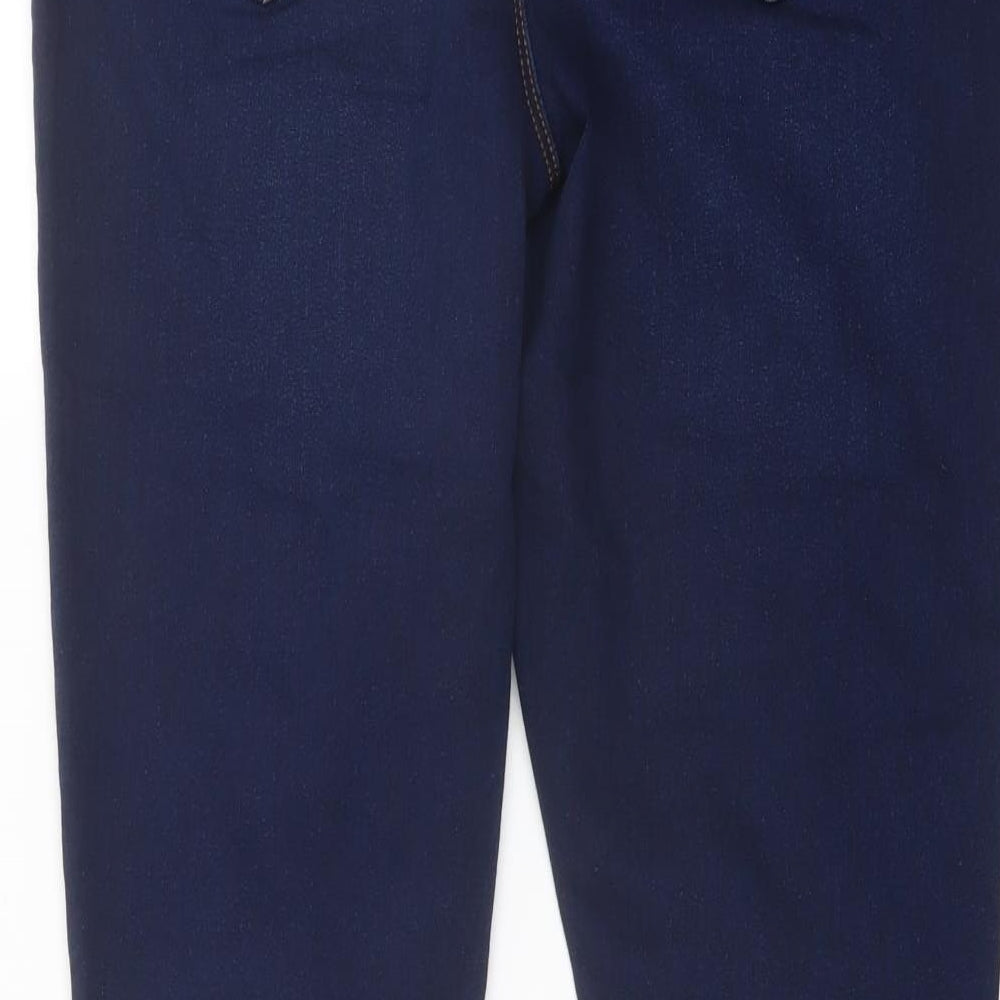 Papaya Womens Blue Cotton Jegging Jeans Size 16 L27 in Regular