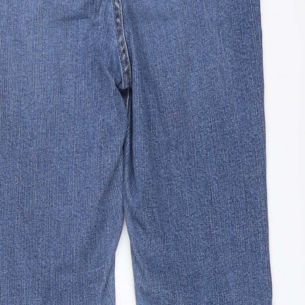 George Womens Blue Cotton Skinny Jeans Size 10 L28 in Regular Button