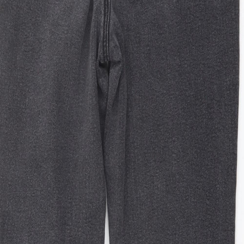 TU Womens Grey Cotton Mom Jeans Size 10 L27 in Regular Button