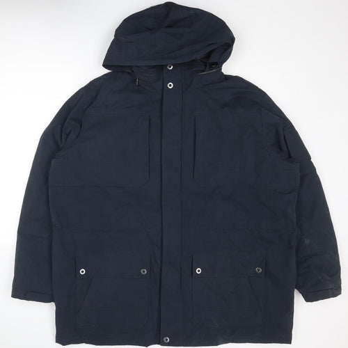 Marks and Spencer Mens Blue Jacket Size 3XL Zip