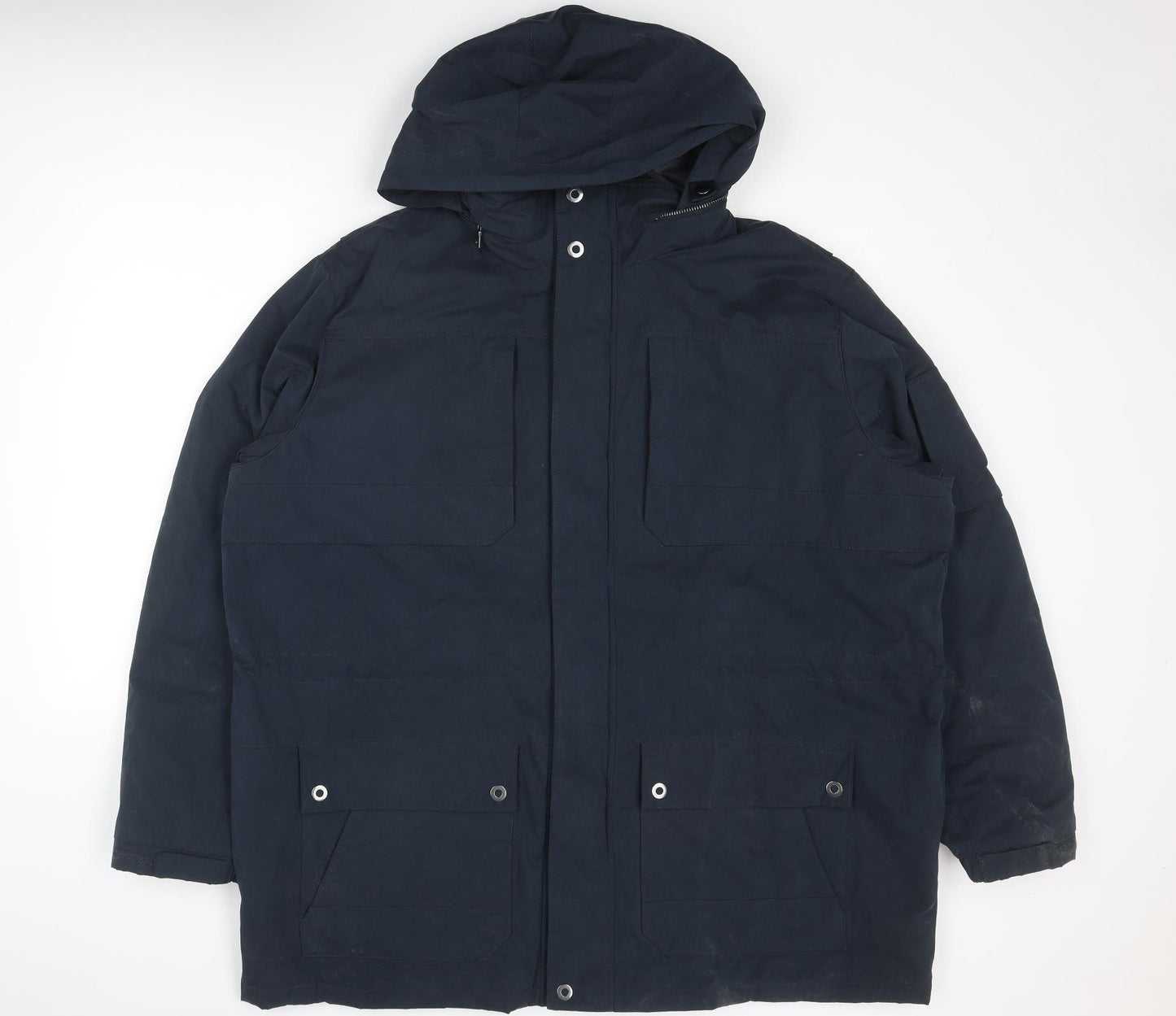 Marks and Spencer Mens Blue Jacket Size 3XL Zip