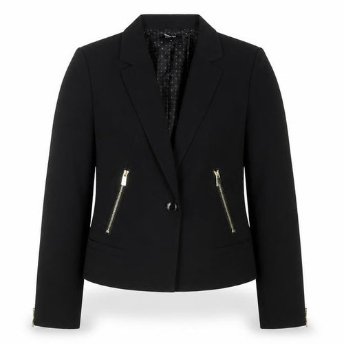 Oodji Womens Black Polyester Jacket Blazer Size 10