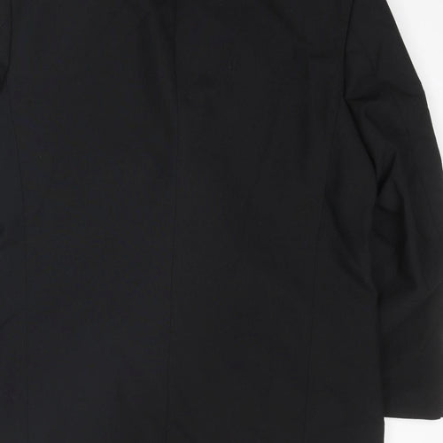 Marks and Spencer Mens Black Polyester Tuxedo Suit Jacket Size 42 Regular