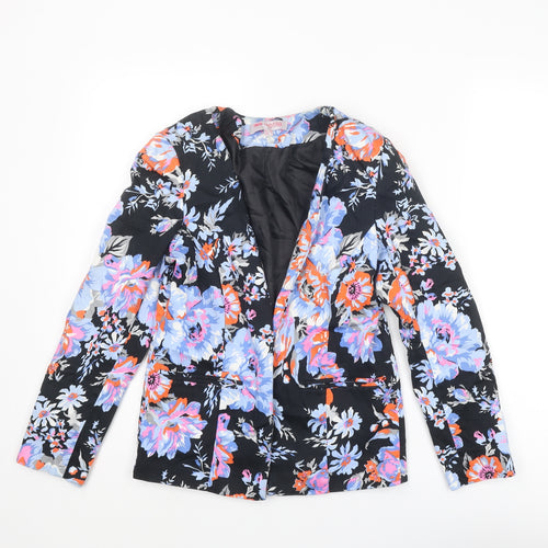 ASOS Womens Multicoloured Floral Jacket Blazer Size 10