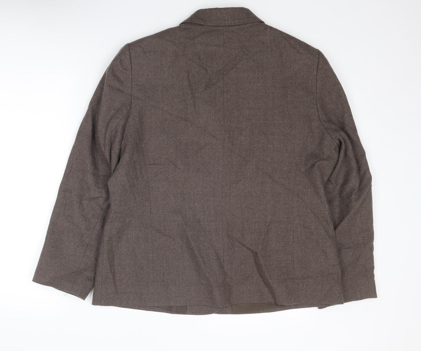 Eastex Womens Brown Jacket Blazer Size 18 Button