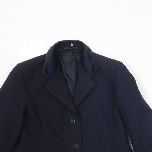 The Cotswold Womens Blue Polyester Jacket Suit Jacket Size 4 - Show Jacket