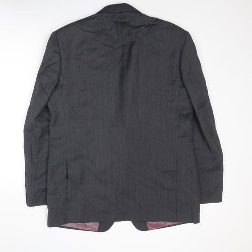 Pierre Cardin Mens Grey Wool Jacket Suit Jacket Size 44 Regular