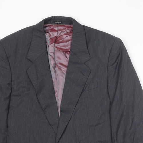 Pierre Cardin Mens Grey Wool Jacket Suit Jacket Size 44 Regular
