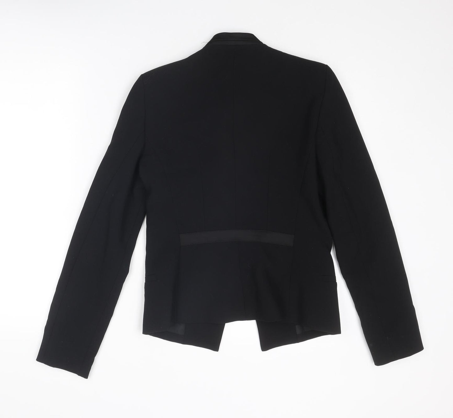 Mango Womens Black Jacket Blazer Size S Hook & Eye