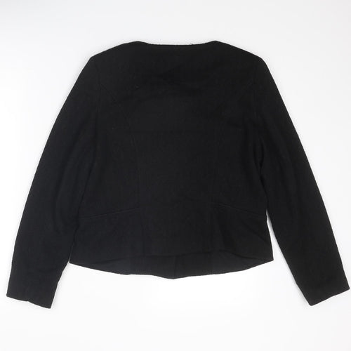 Kaliko Womens Black Jacket Size 14 Button