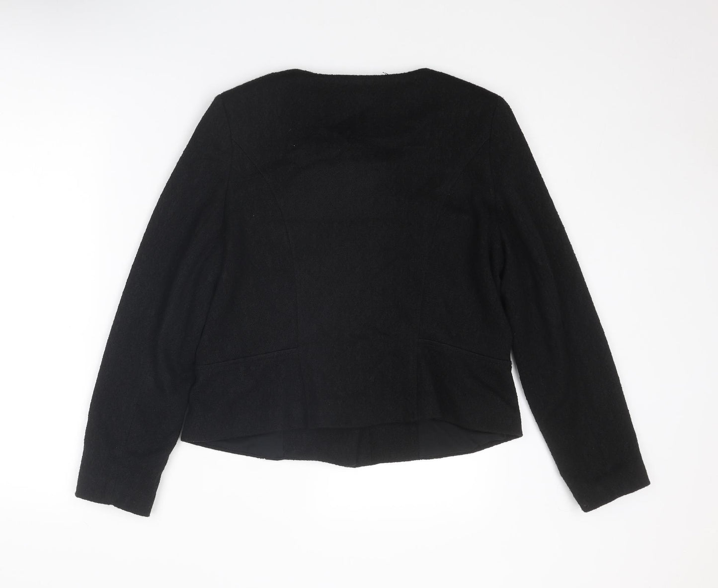Kaliko Womens Black Jacket Size 14 Button