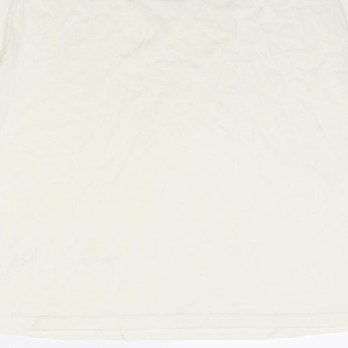 Classics Womens Ivory Polyester Basic Blouse Size 20 Round Neck - Size 20-22