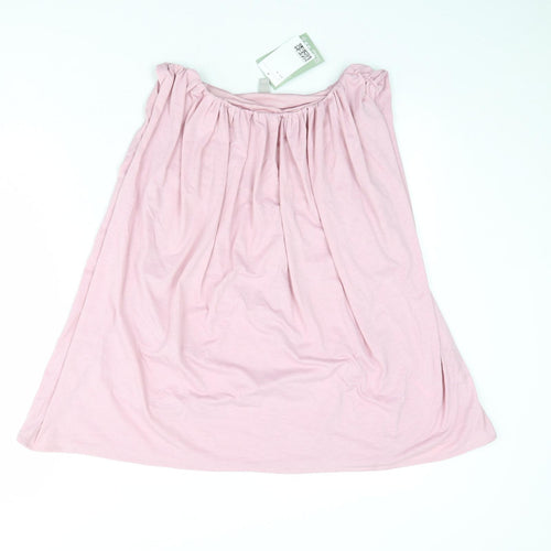 H&M Womens Pink Polyester Basic Tank Size S Round Neck