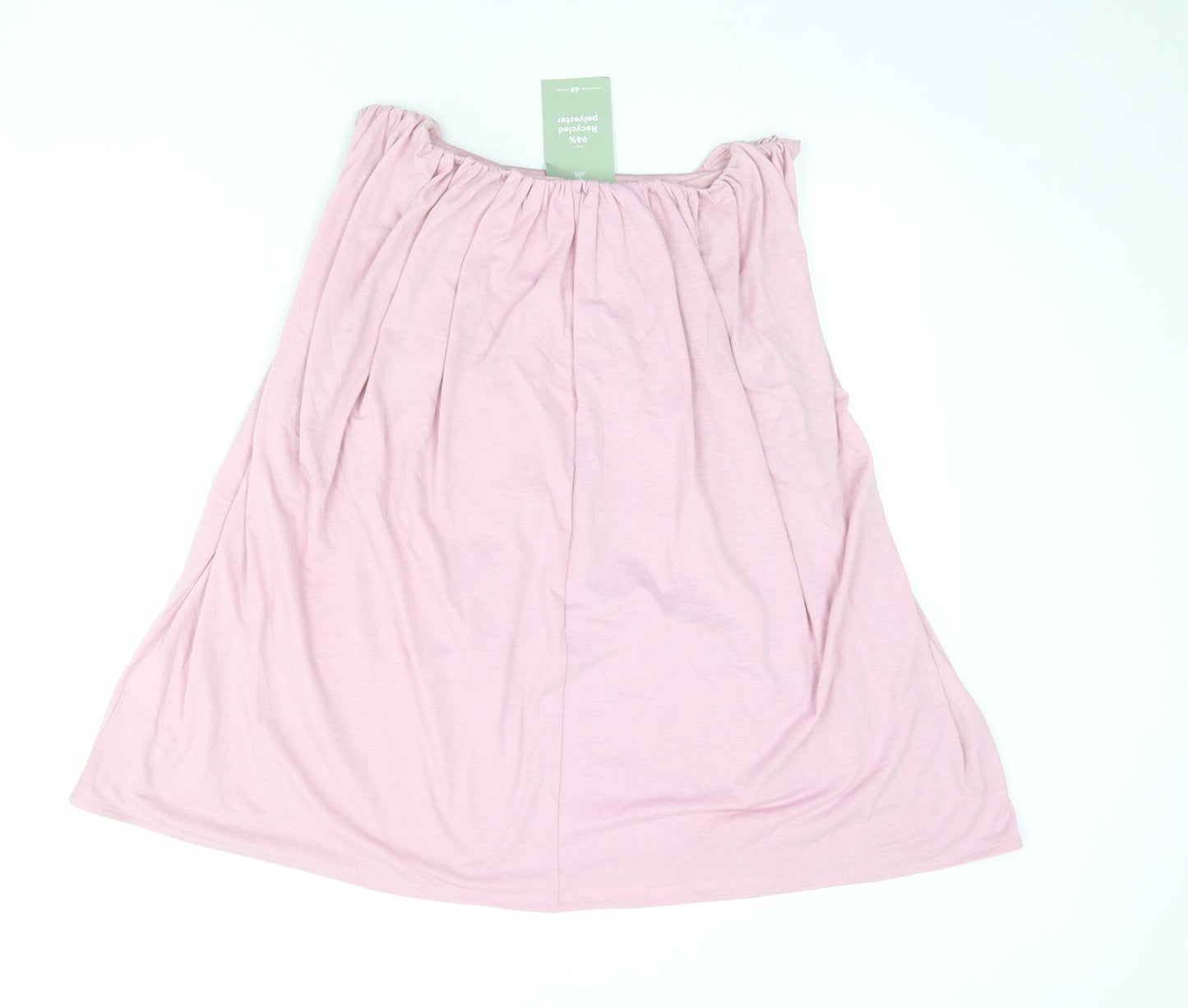 H&M Womens Pink Polyester Basic Tank Size S Round Neck
