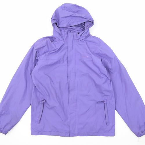 Regatta Girls Purple Rain Coat Coat Size 15-16 Years Zip