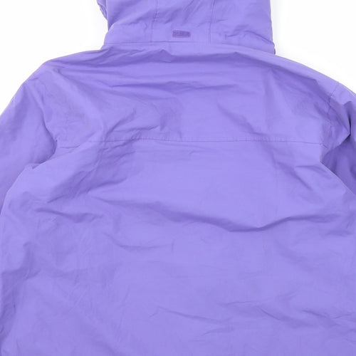 Regatta Girls Purple Rain Coat Coat Size 15-16 Years Zip