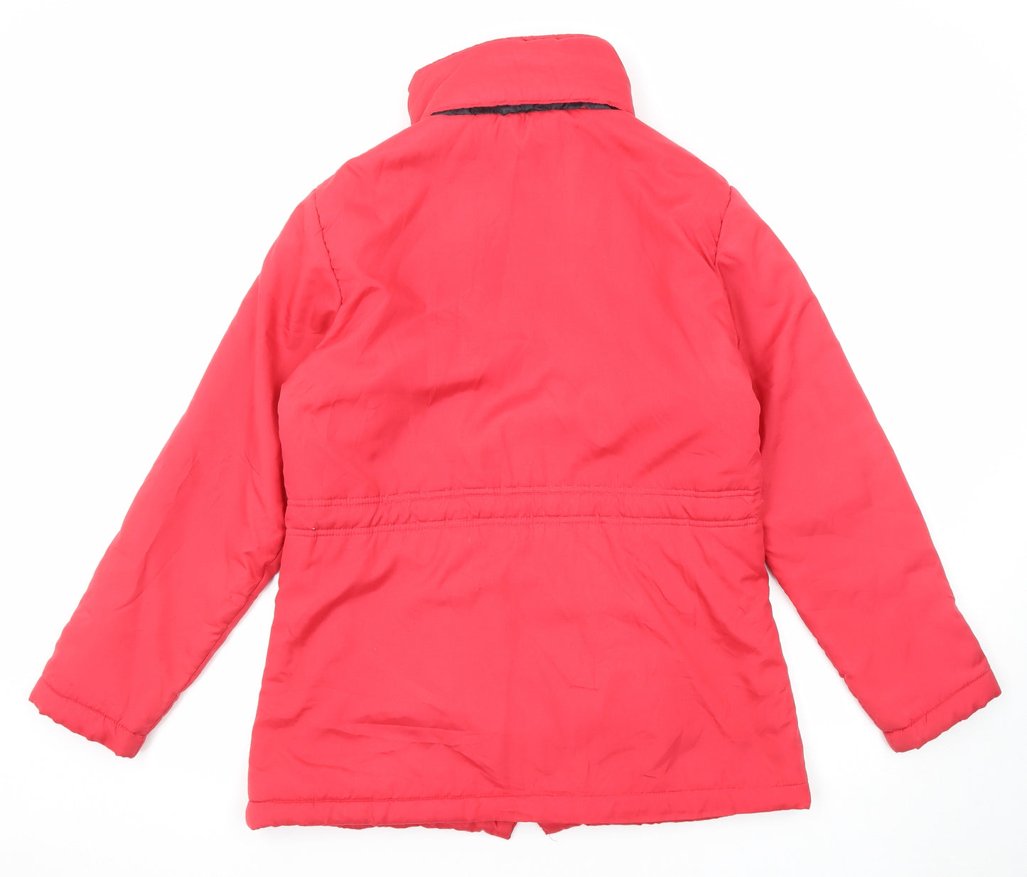 Anne De Lancay Womens Red Jacket Size S Zip