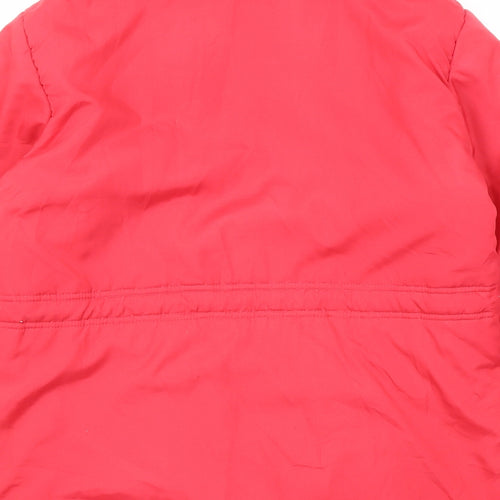Anne De Lancay Womens Red Jacket Size S Zip