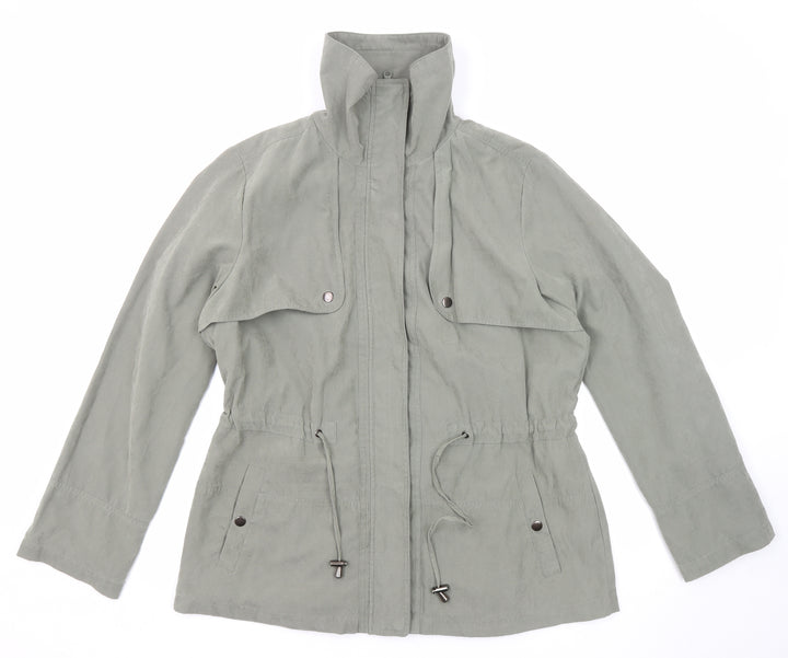 Authentic Womens Green Jacket Size 10 Button