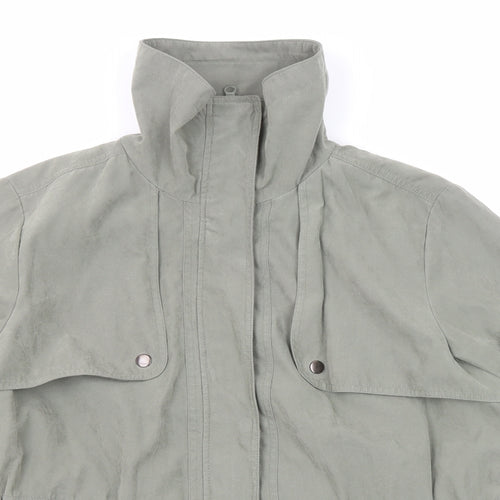 Authentic Womens Green Jacket Size 10 Button